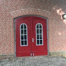 Restaurierte Trauerhallentür 1 -7.2020 Restaurierte Trauerhallentür 1 -7.2020