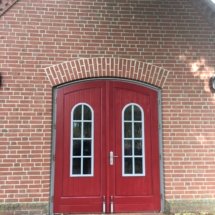 Restaurierte Trauerhallentür 2 7.2020 Restaurierte Trauerhallentür 2 7.2020